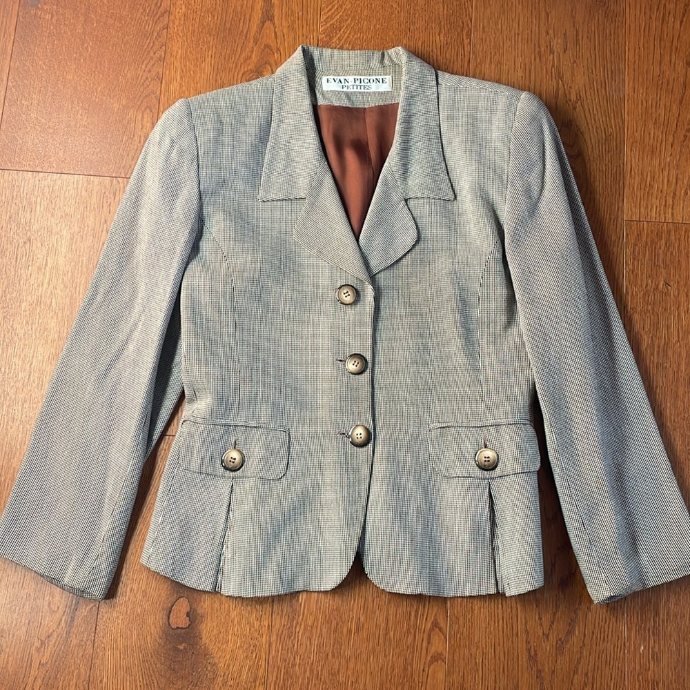 40s style Evan Picone petite retro blazer 8